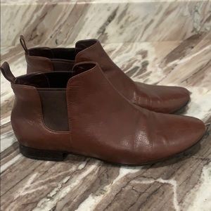 Cole Haan brown leather booties size 9